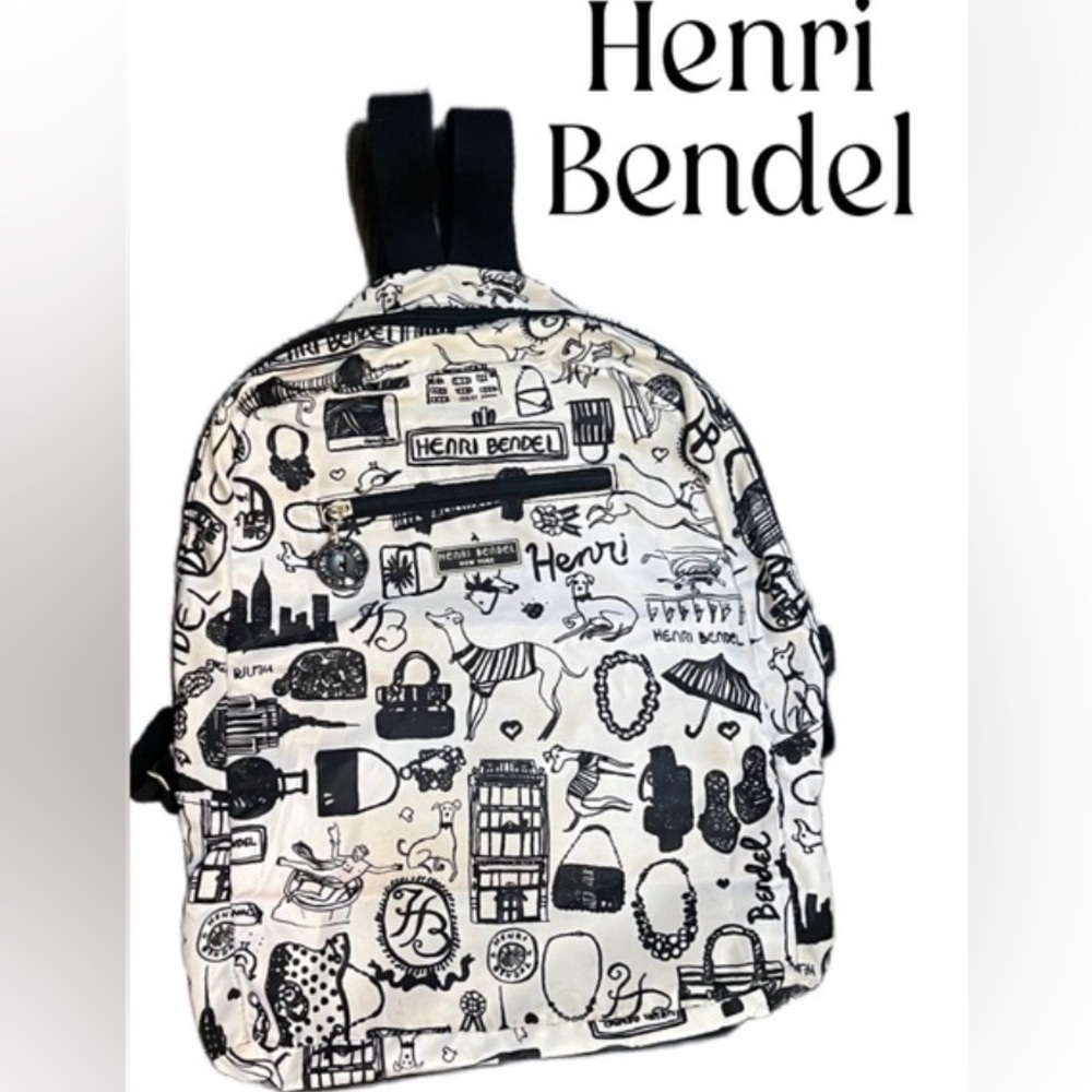 Henri Bendel Packable Backpack Featuring Izak Zen… - image 1